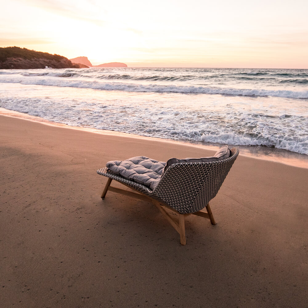 lounger by the ocean